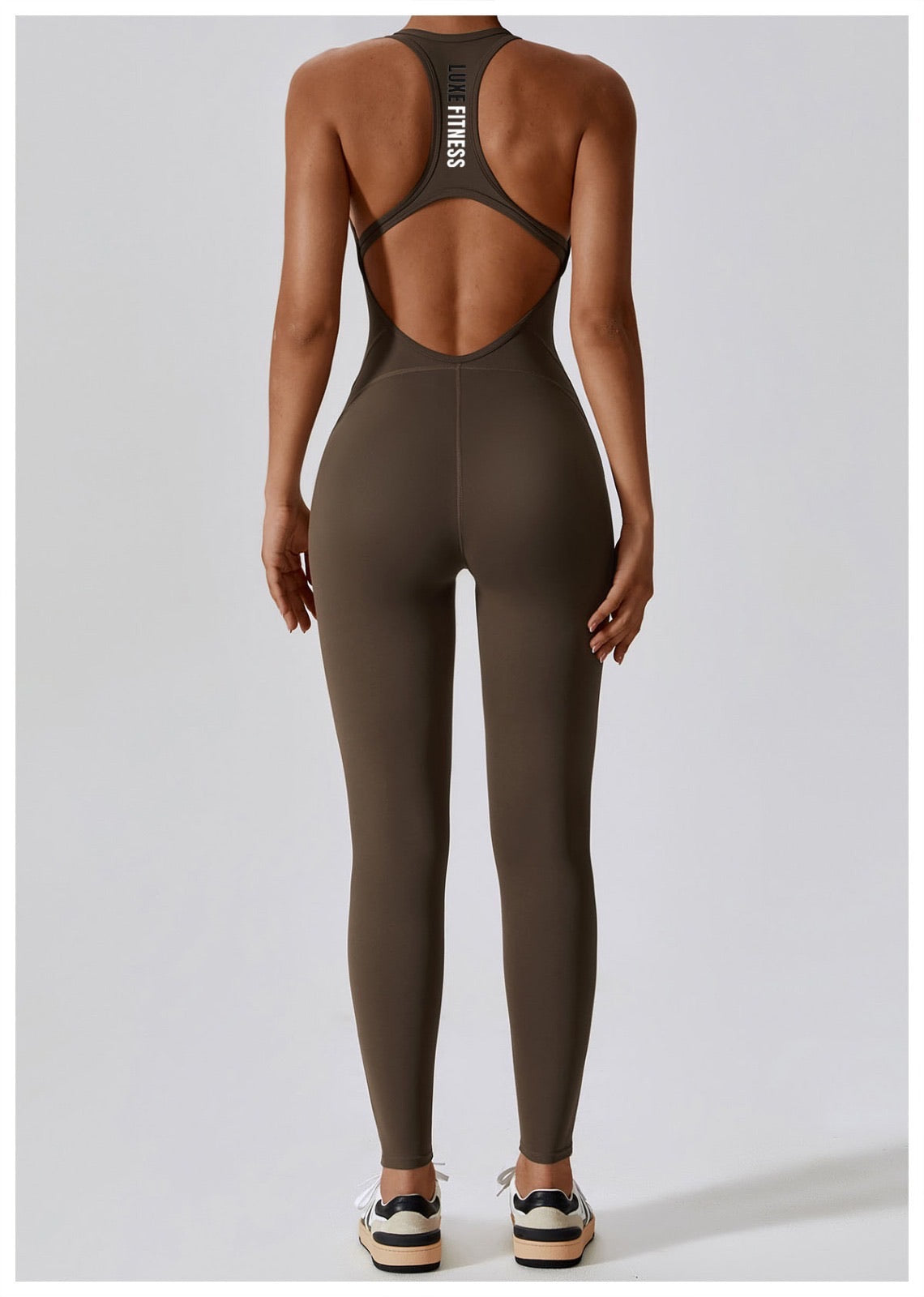 LUXE FAVE SCULPTED JUMPSUIT - STONE